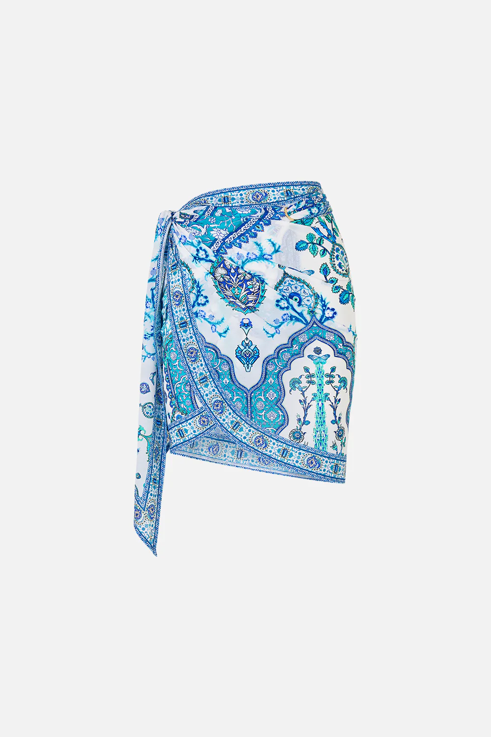 EYELET WRAP MINI SARONG WITH TIE WAIST ISNIK LULLABY - Image 3