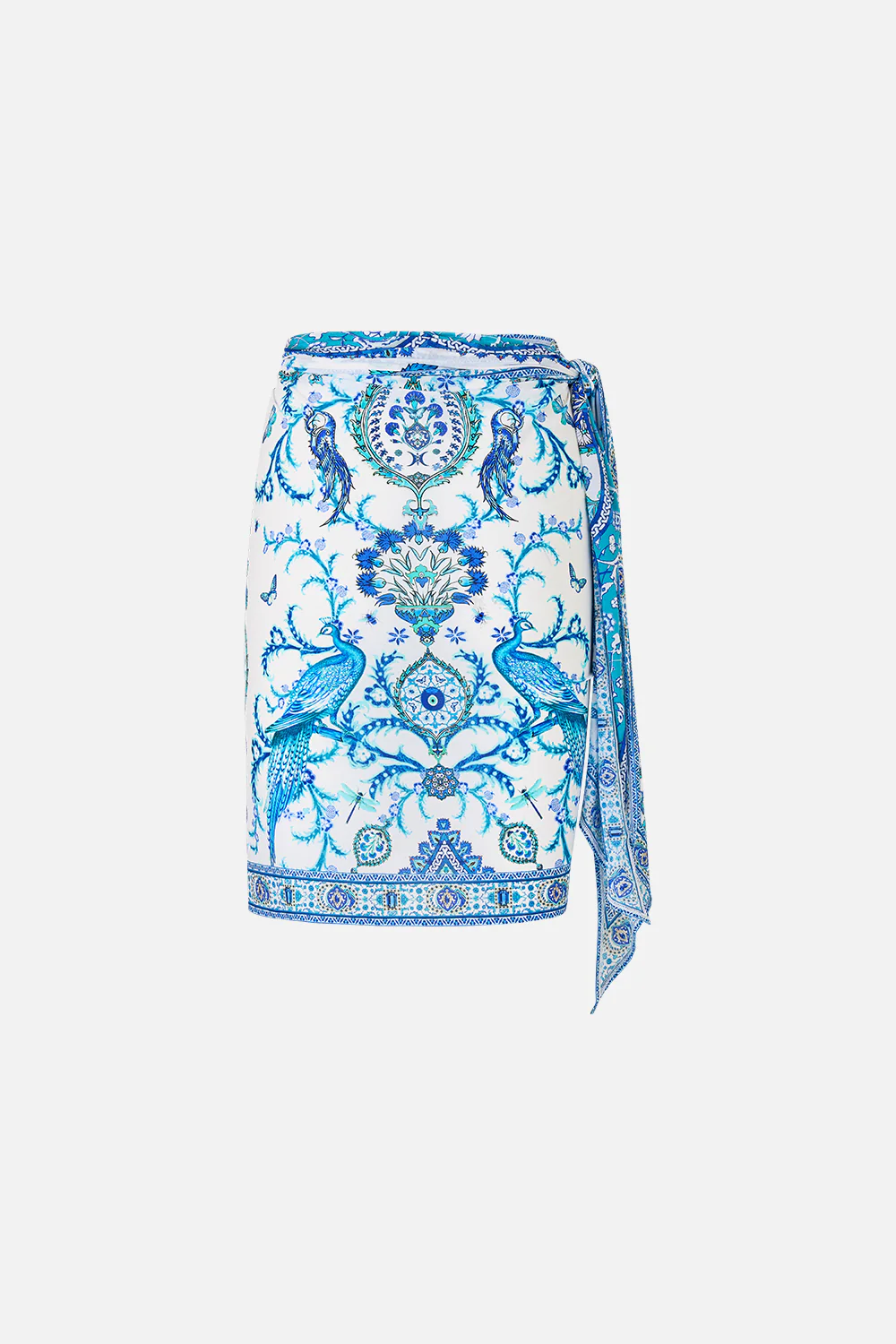EYELET WRAP MINI SARONG WITH TIE WAIST ISNIK LULLABY - Image 7