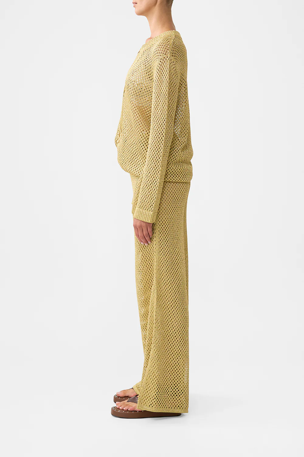 WIDE FLARE KNIT PANT OTTOMAN DYNASTY - Image 4