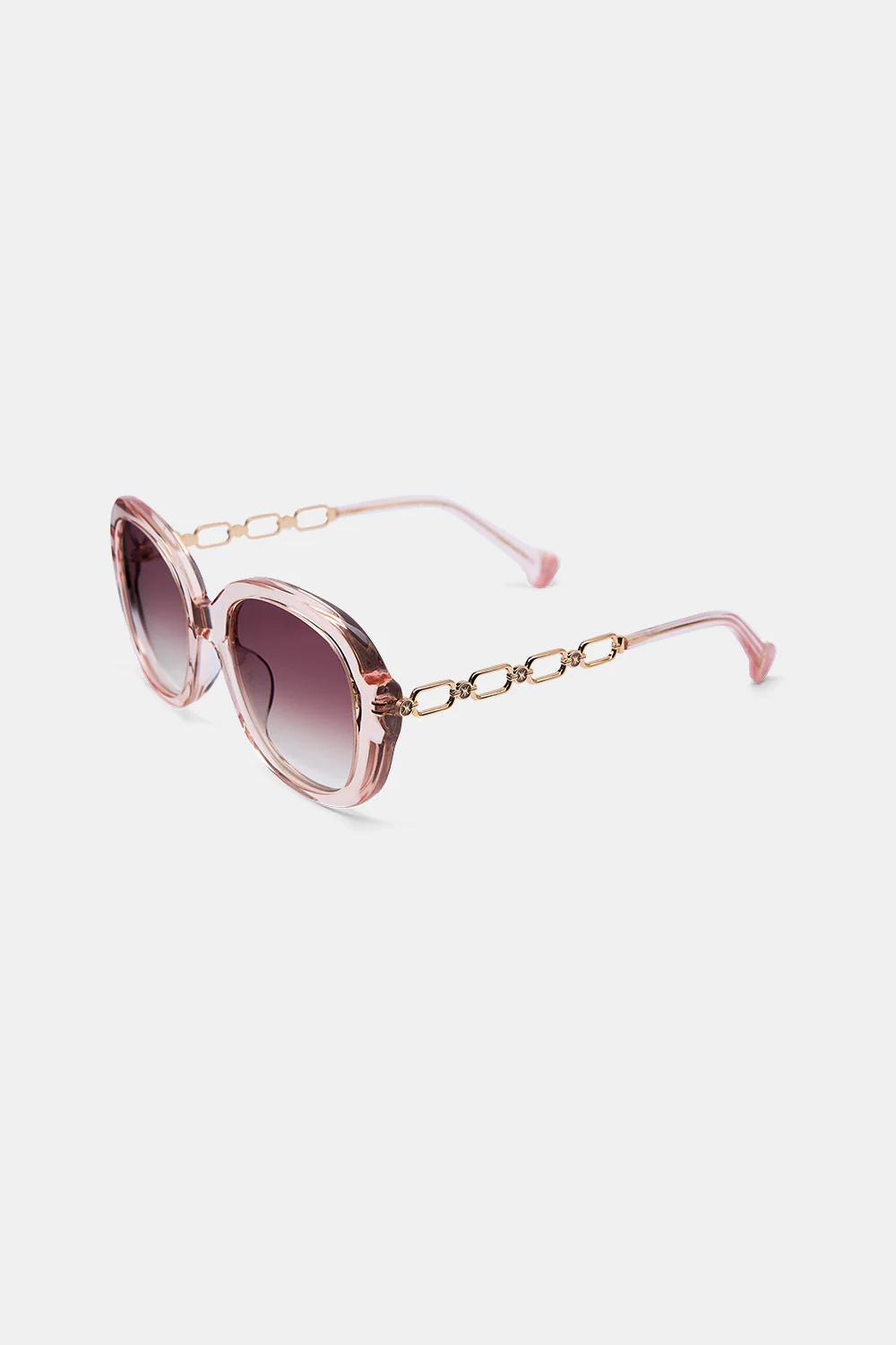 ONE HOT MESS SUNGLASSES CRYSTAL NUDE / CRYSTAL ROSE