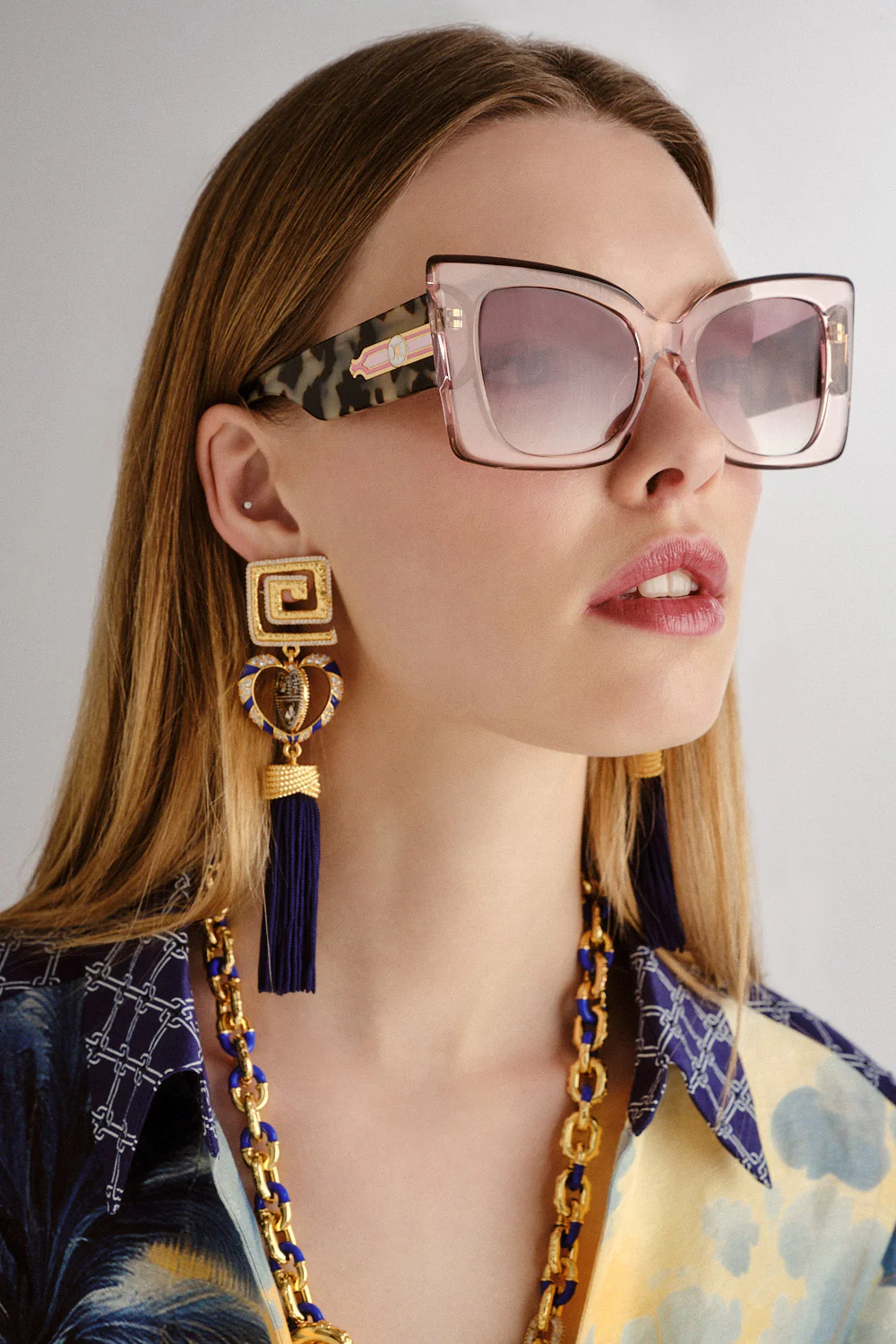 WHERE'S MY VALET SUNGLASSES CRYSTAL ROSE / CRYSTAL CHOCOLATE - Image 5
