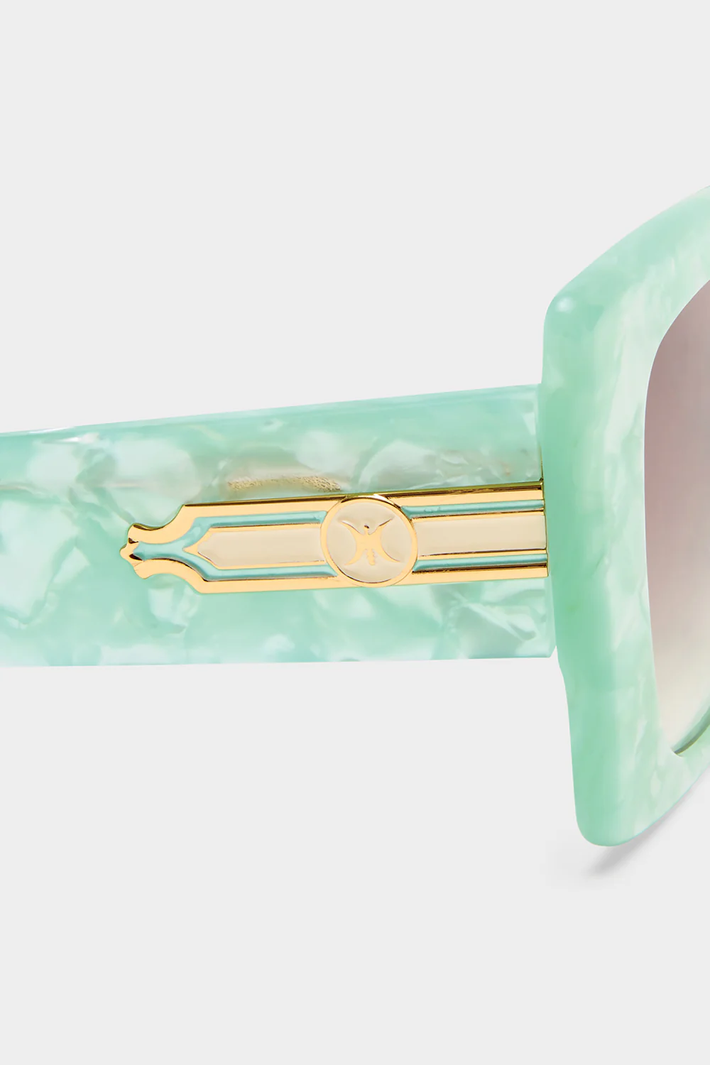 WHERE'S MY VALET SUNGLASSES MINT MARBLE / SOLID IVORY GOLD - Image 4