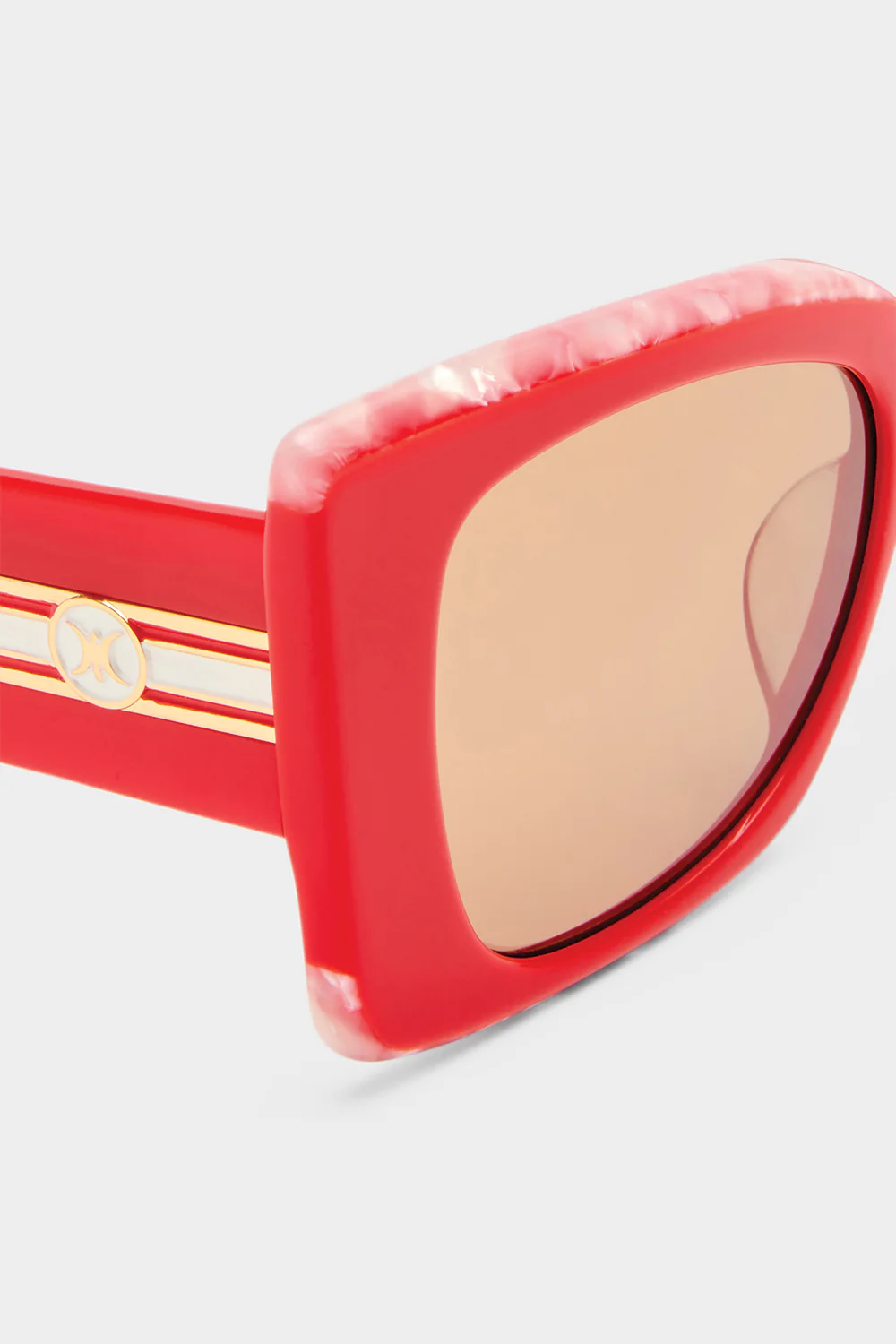 WHERE'S MY VALET SUNGLASSES SOLID POPPY / IVORY MARBLE GOLD - Image 4