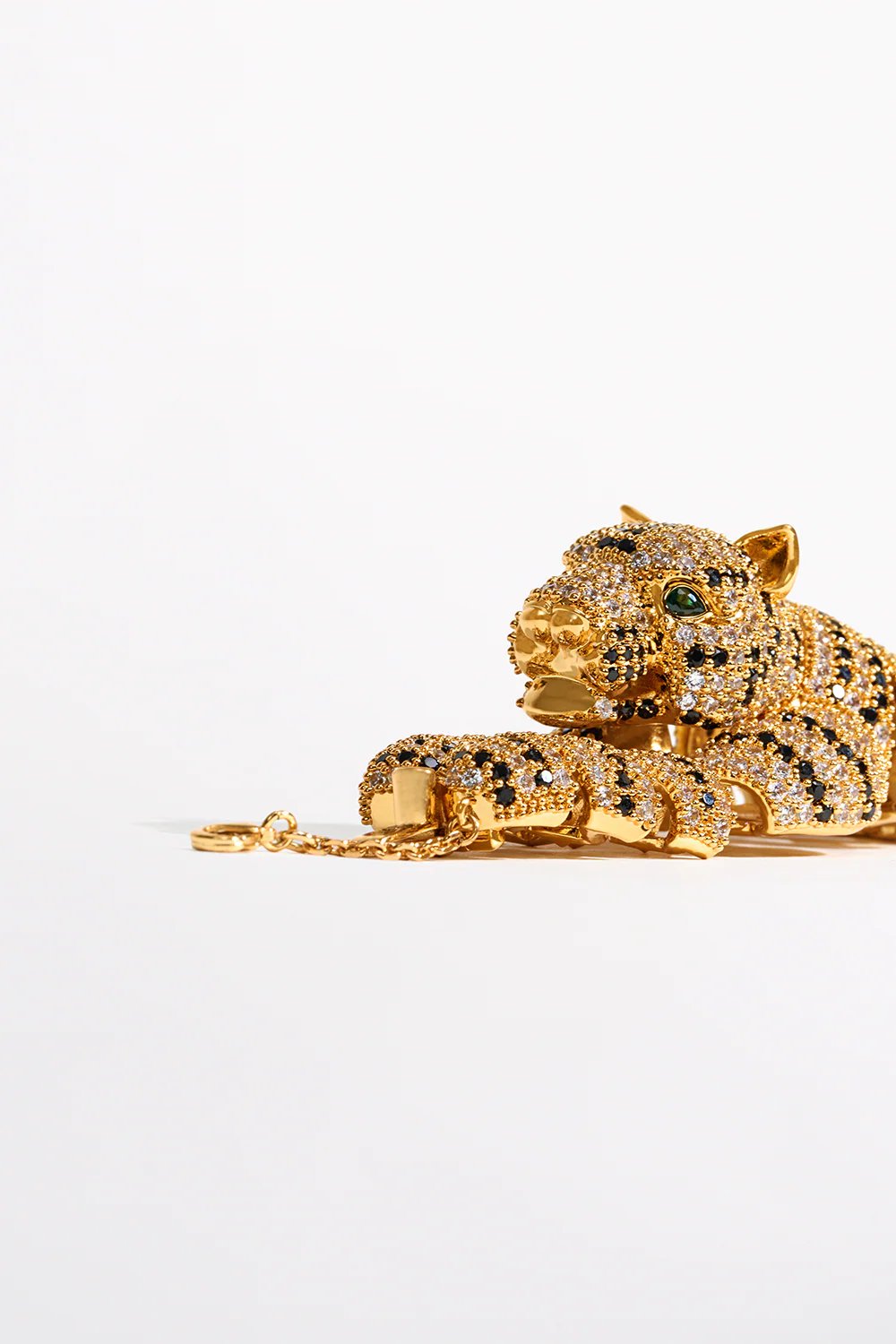 FIERCE FOLKLORE CHEETAH BANGLE GOLD - Image 4