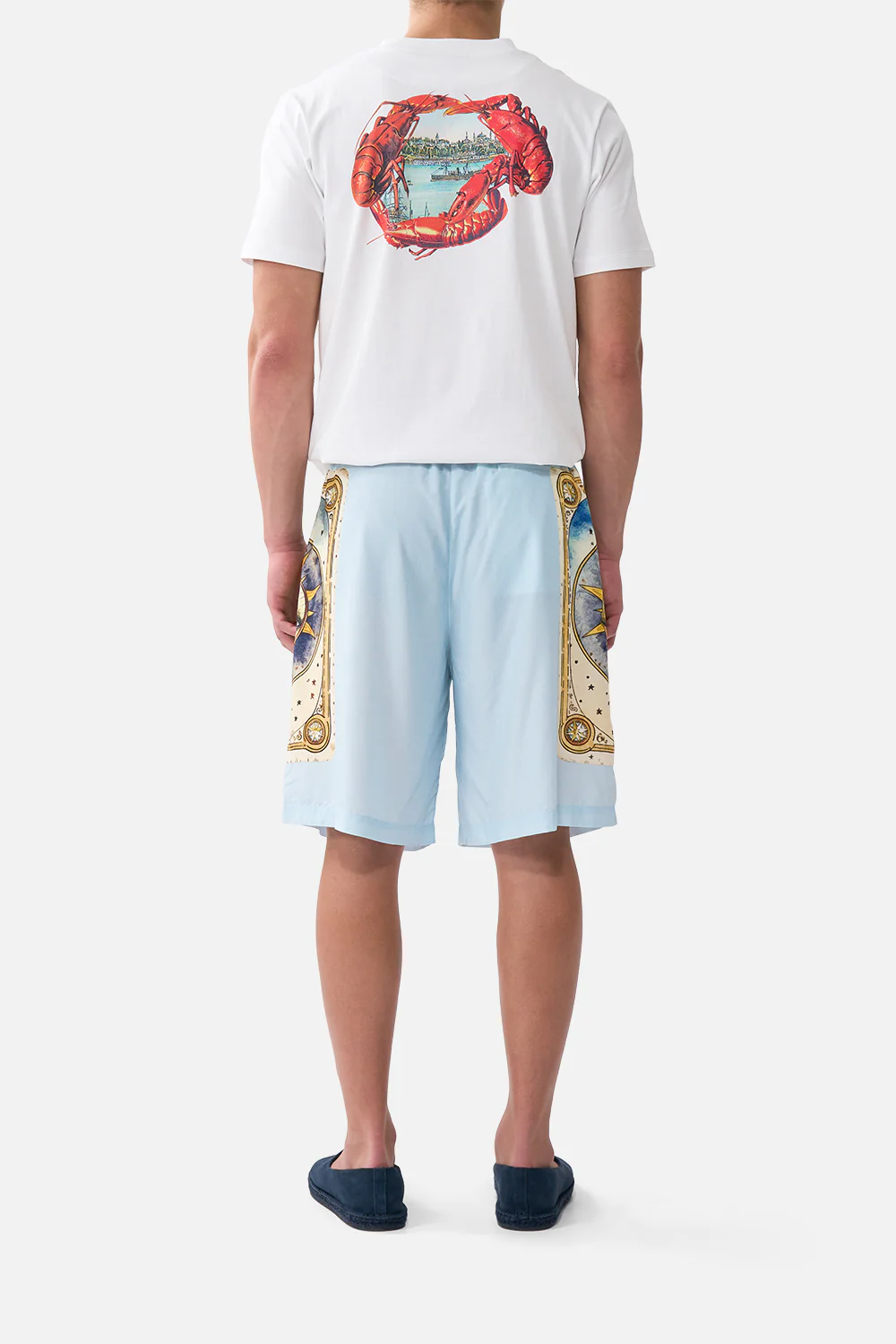 BAGGY LONG WALK SHORT WITH ELASTIC WAIST HOUSE OF HOROSCOPES - Image 2