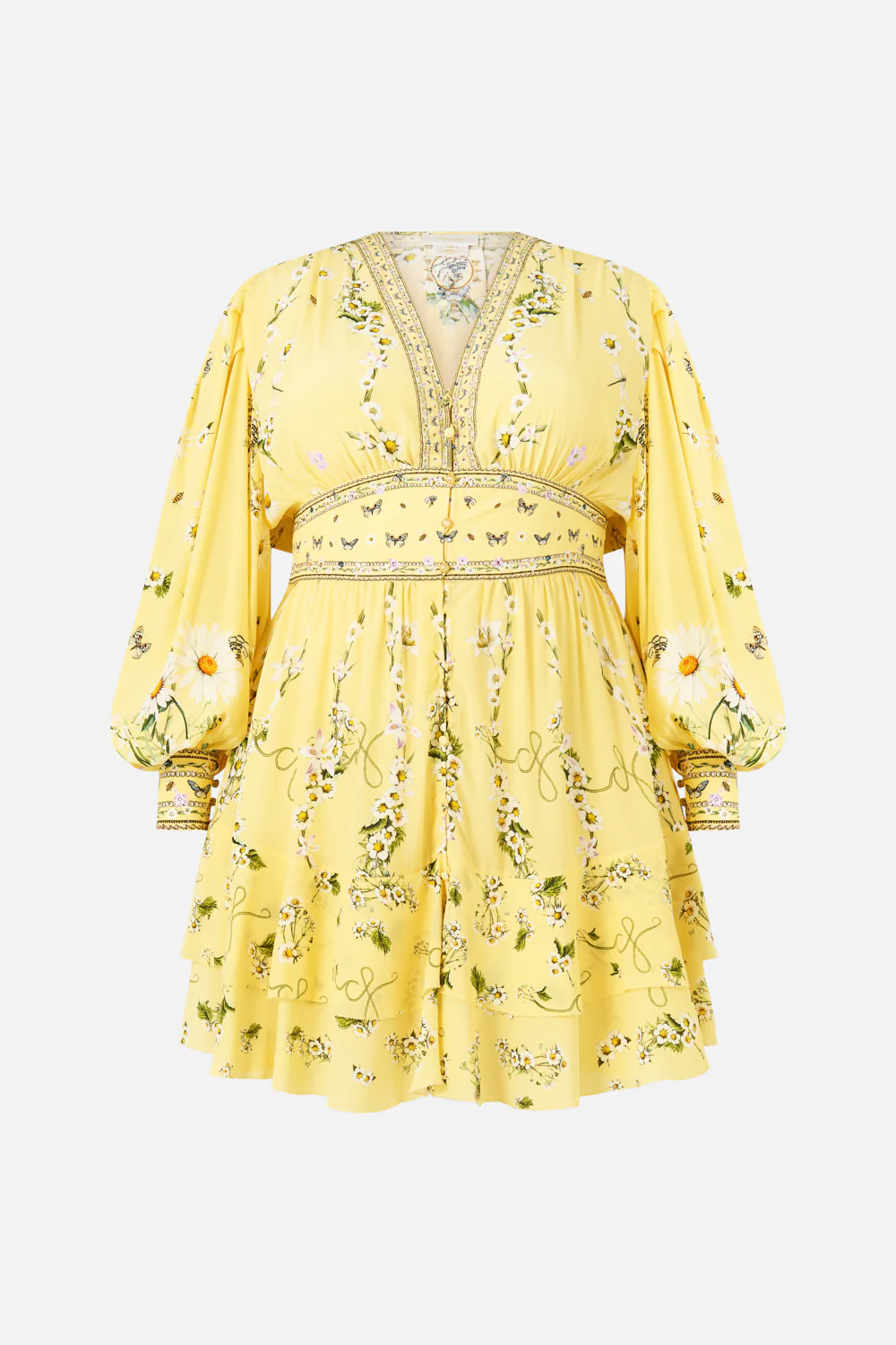 BUTTON FRONT FRILL DRESS DAISY CHAINS - Image 11