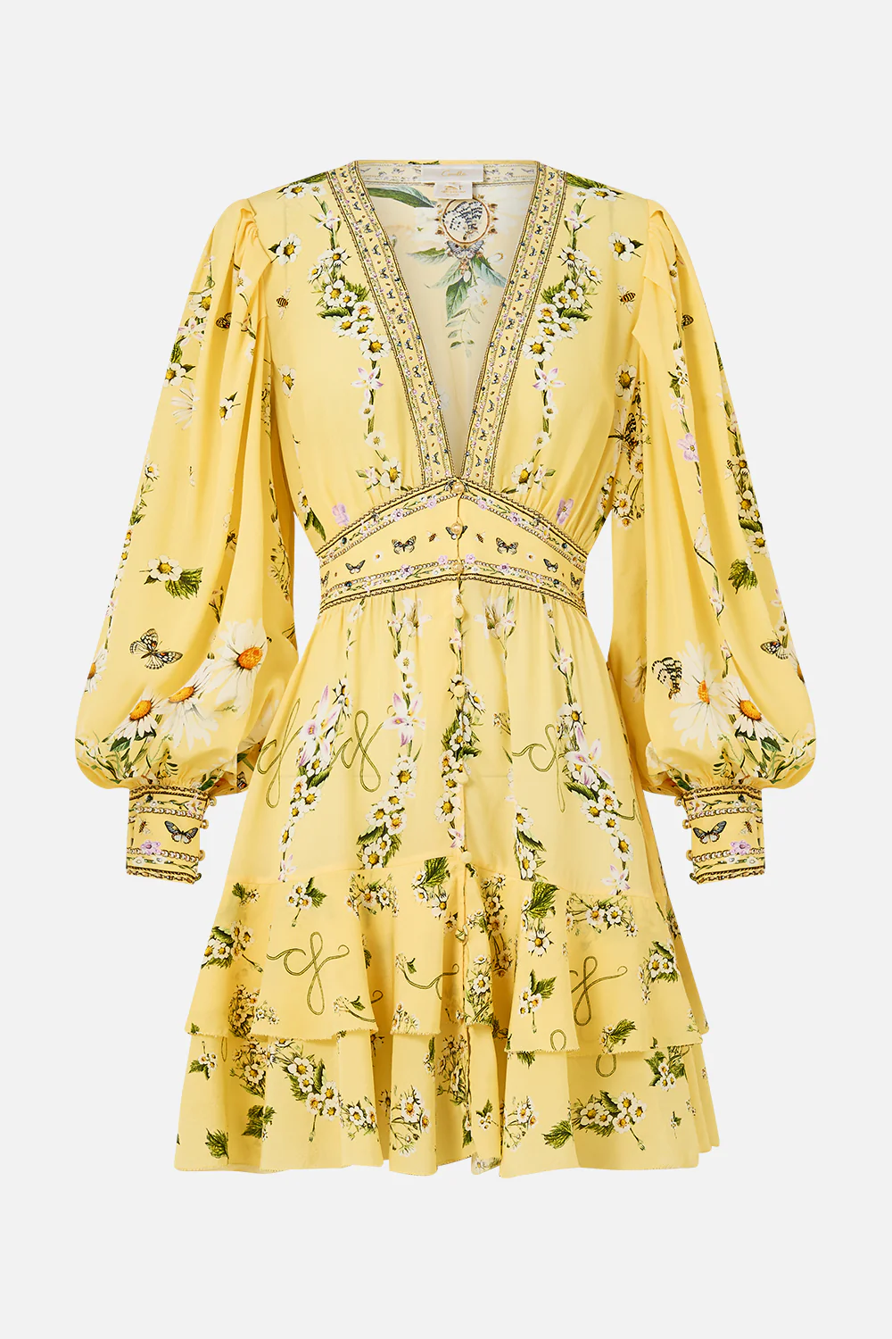 BUTTON FRONT FRILL DRESS DAISY CHAINS - Image 3