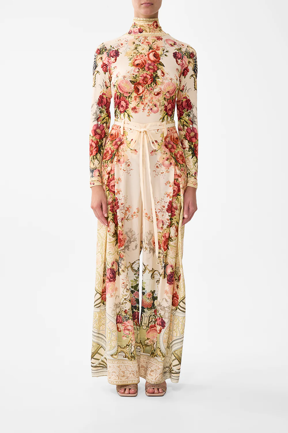SOFT WIDE LEG PANT WITH TIE DETAIL MEET ME AT THE MAJESTIC