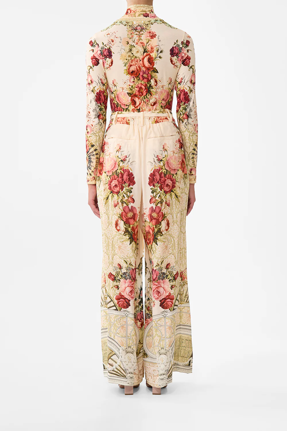 SOFT WIDE LEG PANT WITH TIE DETAIL MEET ME AT THE MAJESTIC - Image 2
