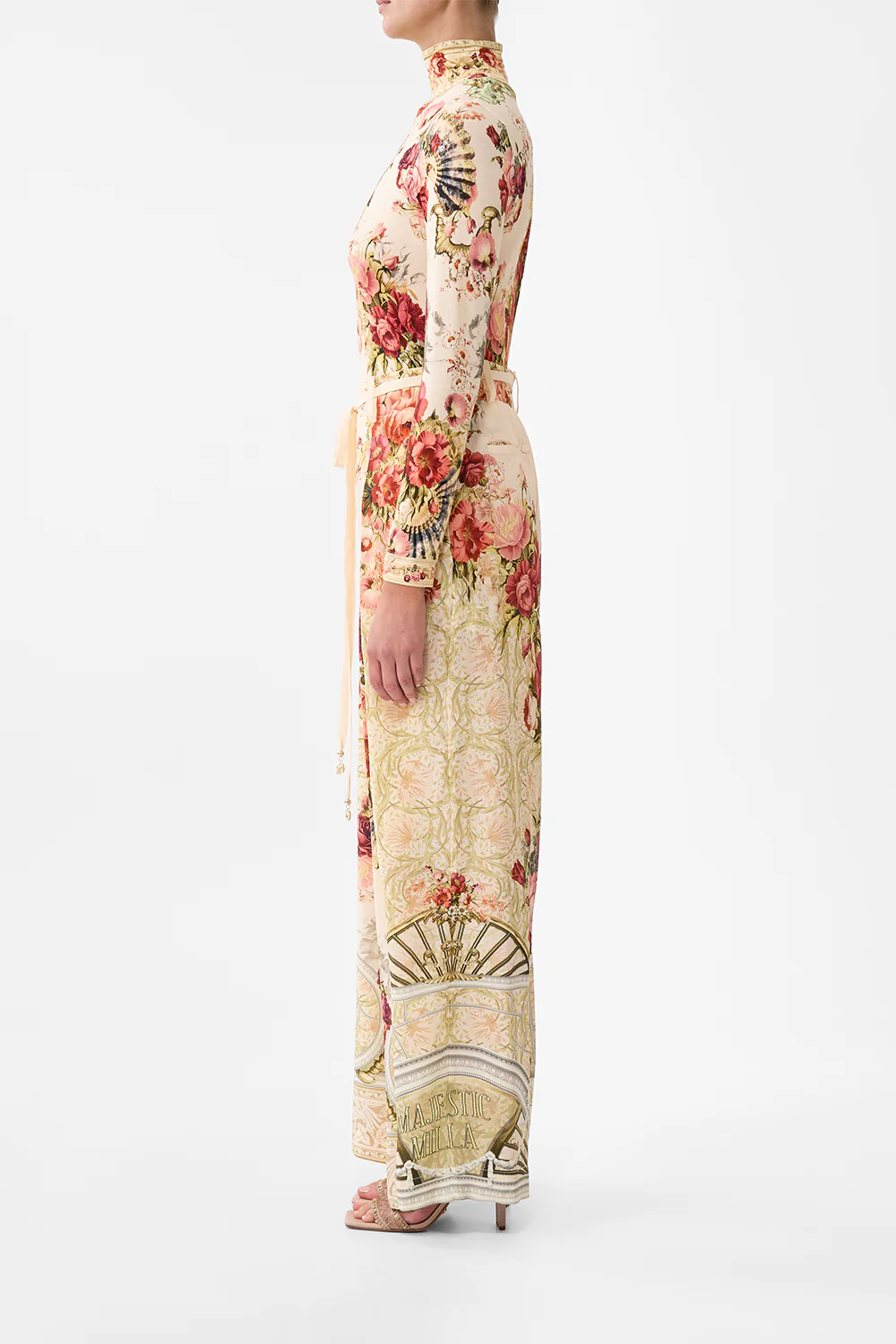 SOFT WIDE LEG PANT WITH TIE DETAIL MEET ME AT THE MAJESTIC - Image 4
