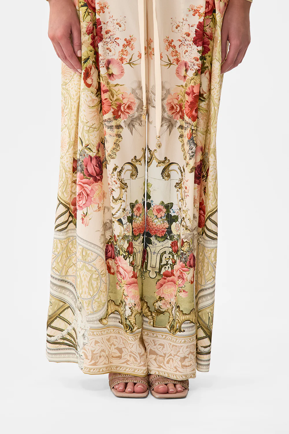 SOFT WIDE LEG PANT WITH TIE DETAIL MEET ME AT THE MAJESTIC - Image 6