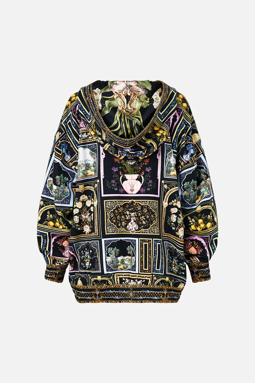 SILK HEM BAND BOYFRIEND HOODIE OTTOMAN ELEGANCE - Image 7