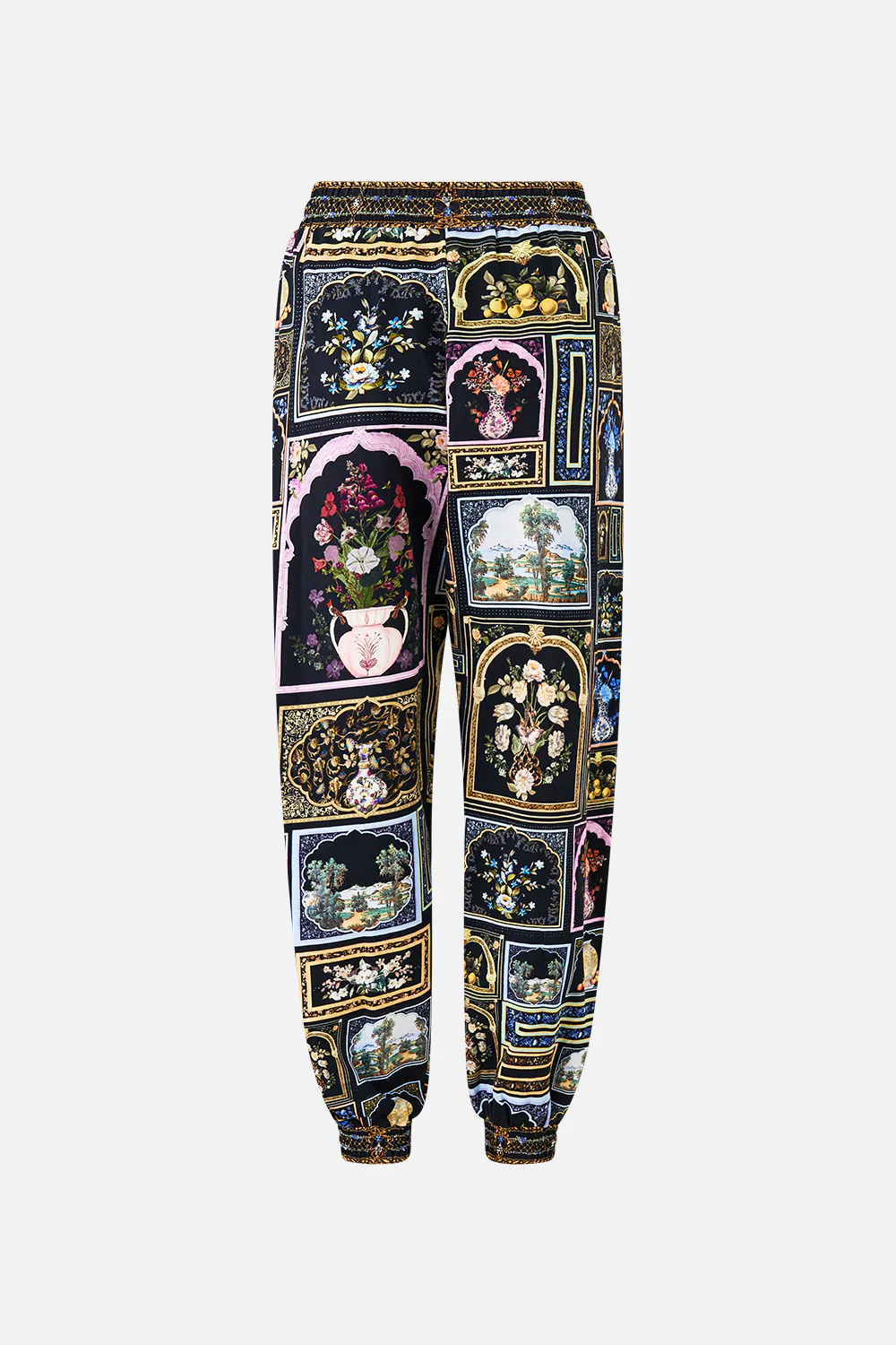 JERSEY TRACK PANT WITH SILK DETAILS OTTOMAN ELEGANCE - Image 7