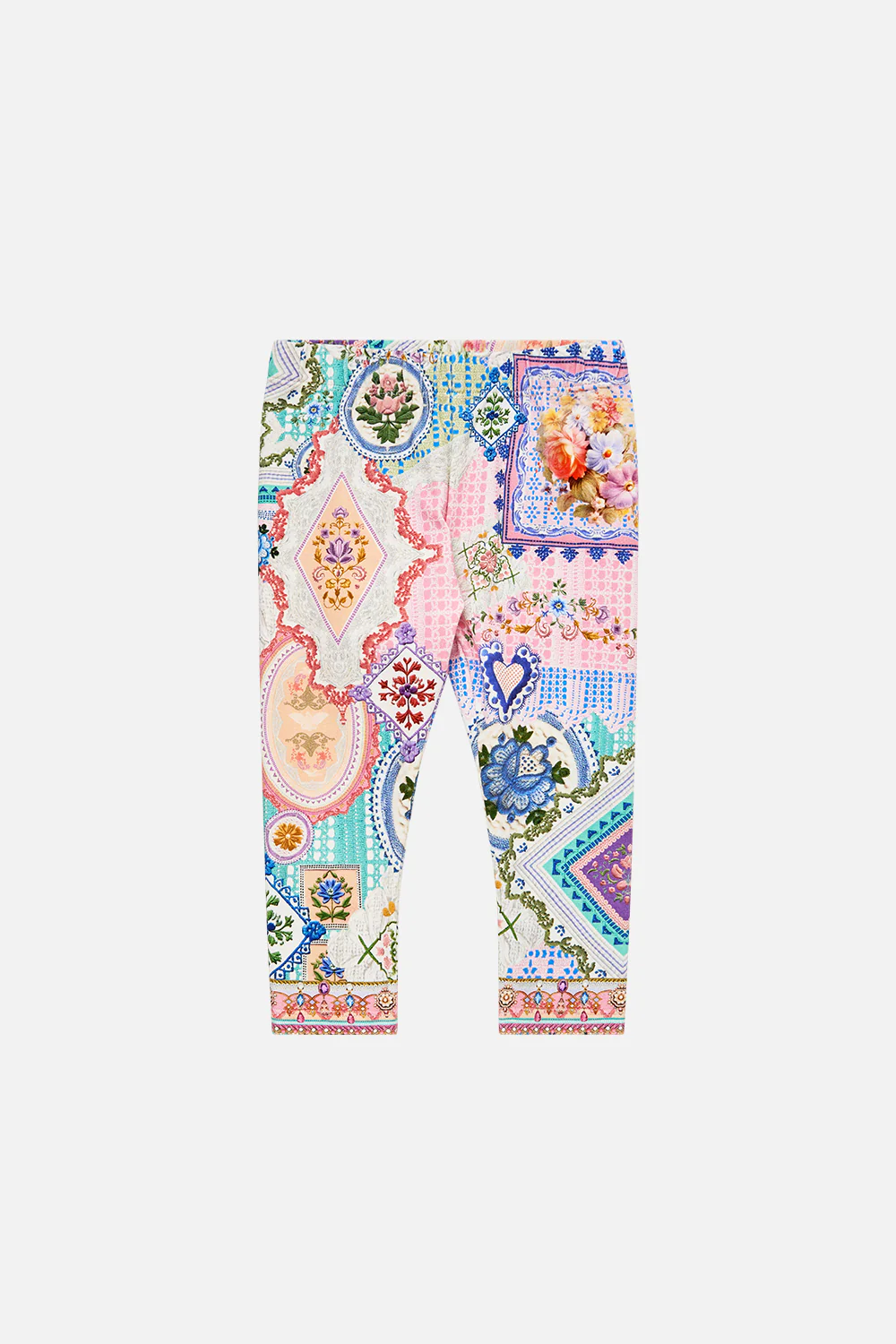 BABIES LEGGINGS WITH ELASTIC WAIST CROCHET ALL DAY