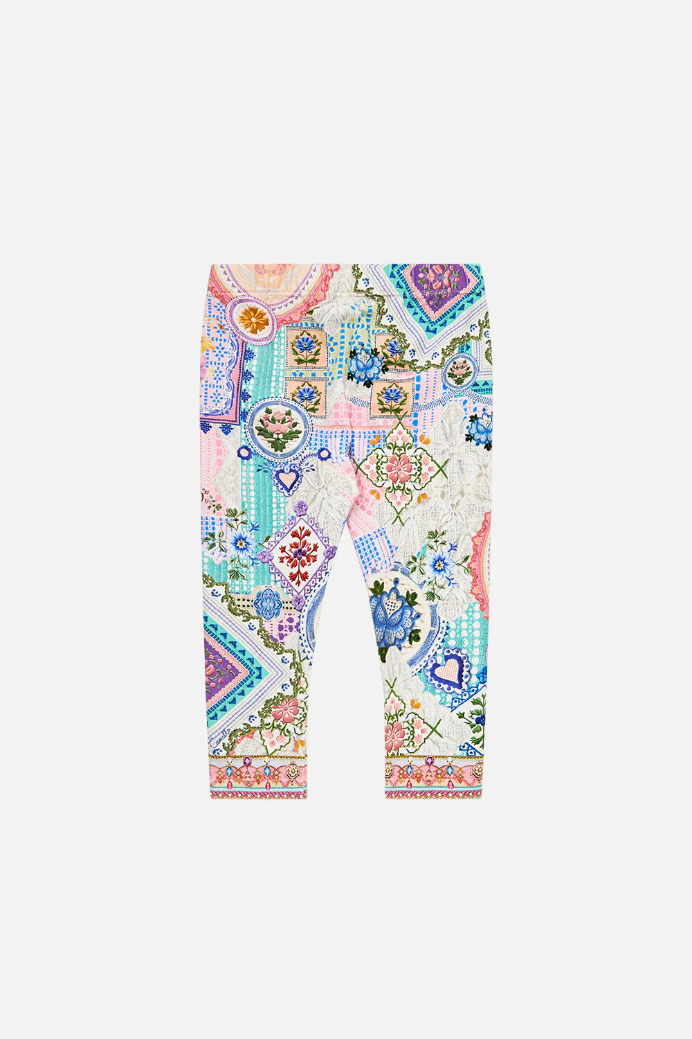 BABIES LEGGINGS WITH ELASTIC WAIST CROCHET ALL DAY - Image 2