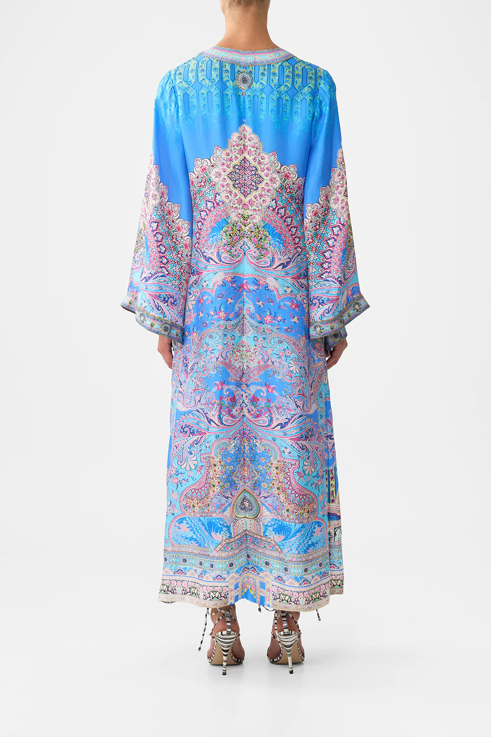 DEEP V NECK HARDWARE KAFTAN FOOTSTEPS IN FOLKLORE - Image 2