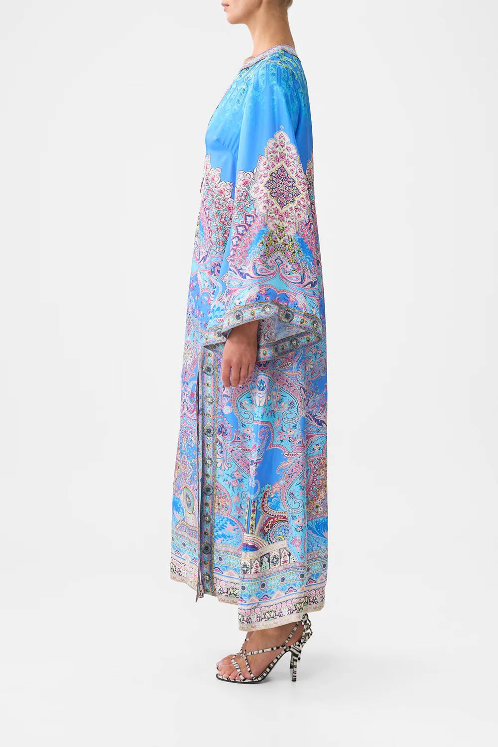 DEEP V NECK HARDWARE KAFTAN FOOTSTEPS IN FOLKLORE - Image 4
