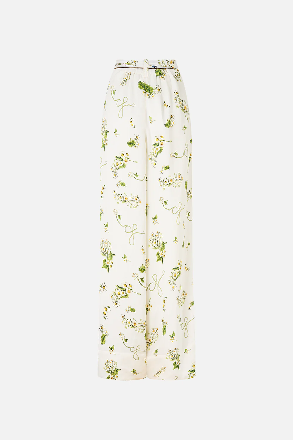 SCARF BELT WIDE LEG PANT BOTANICAL UTOPIA - Image 8