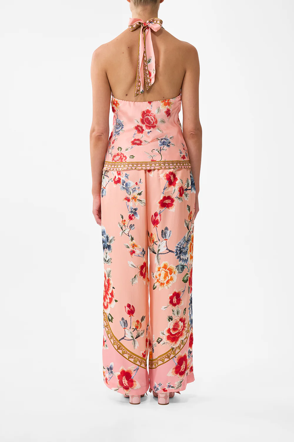 COWL NECK HALTER TOP MAJESTIC MILLA - Image 2