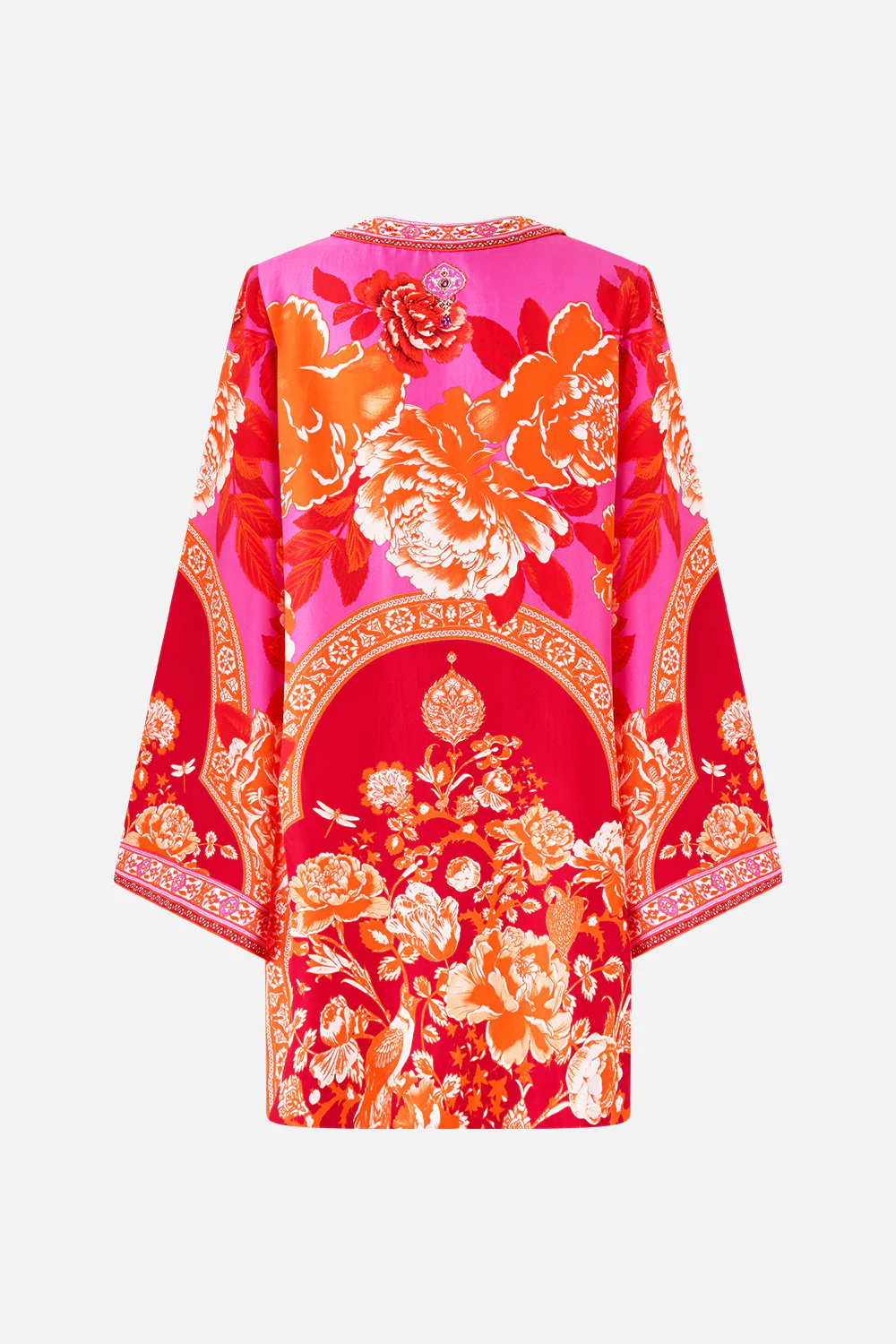 DEEP V NECK HARDWARE SHORT KAFTAN TILES OF TÜRKIYE - Image 6