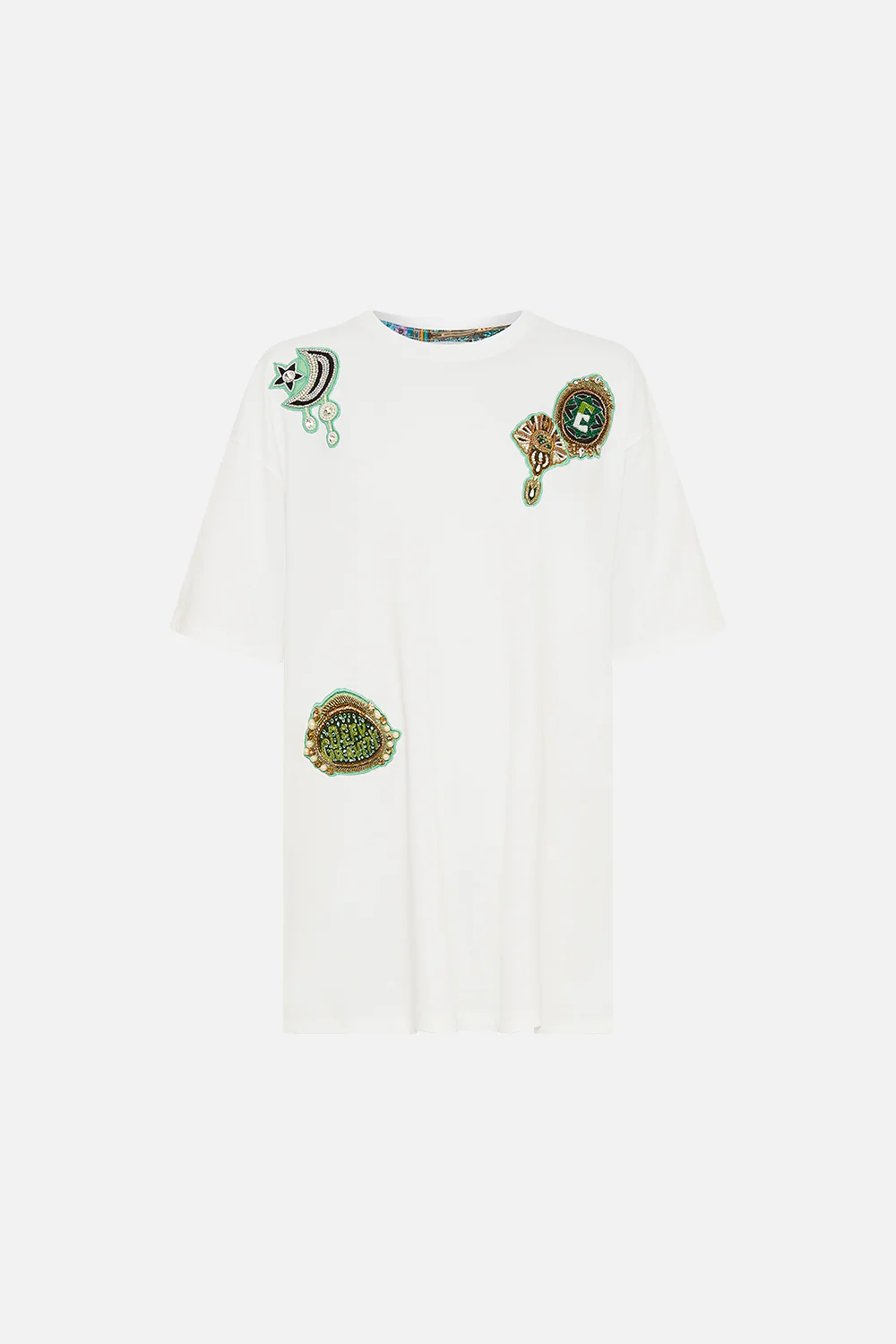 OVERSIZED BAND TEE- WHITE DEFY GRAVITY - Image 3