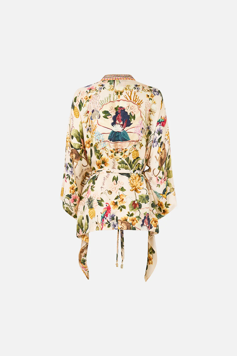 BUTTON THROUGH SCARF BLOUSE WELCOME TO THE WHITE LOTUS - Image 6