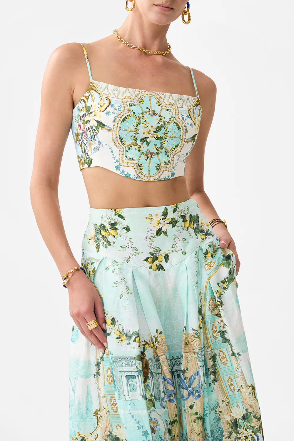 CORSET CROP TOP VENUS ON A VESPA - Image 5