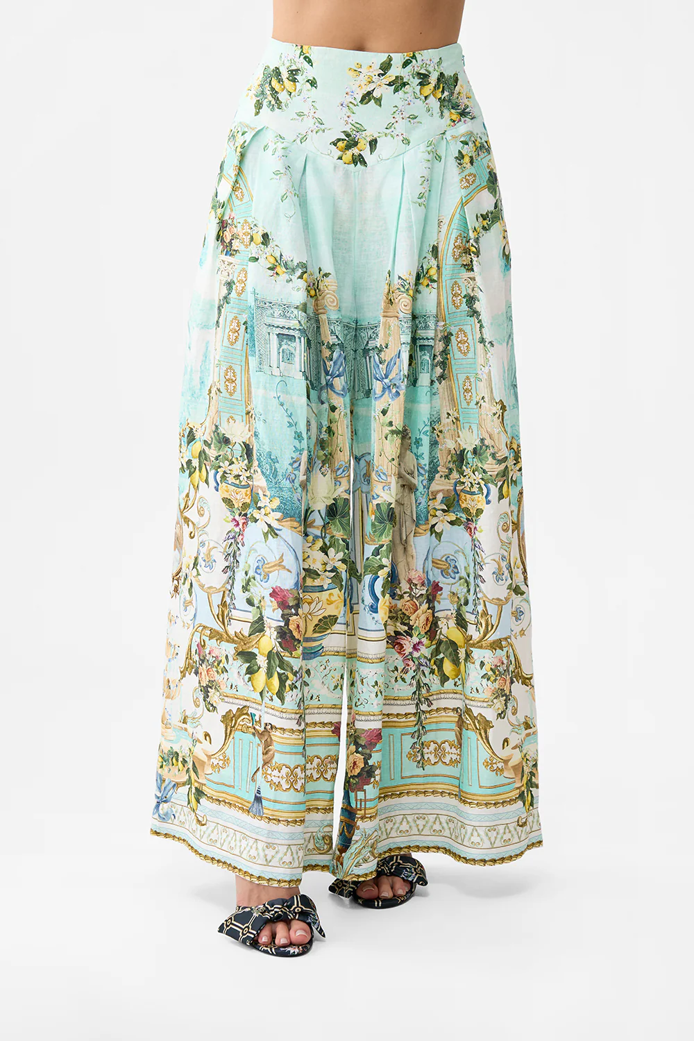 CORSET WAIST WIDE LEG PANT VENUS ON A VESPA - Image 5