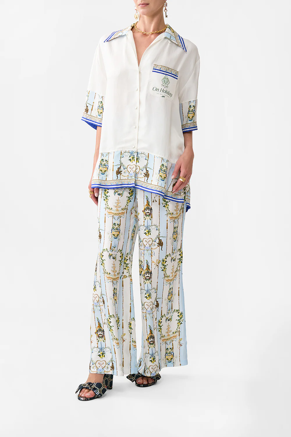 OVERSIZED SHIRT WITH POCKET VENUS ON A VESPA - Image 4