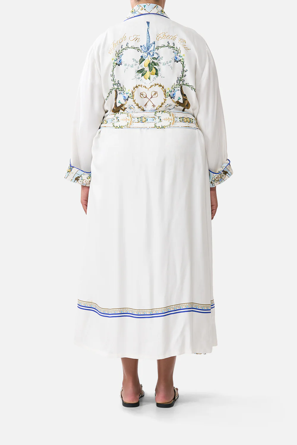 LONG ROBE WITH TIE VENUS ON A VESPA - Image 10