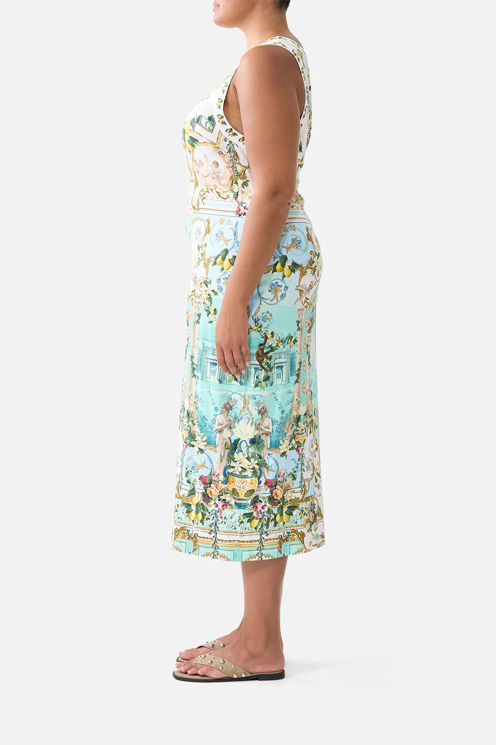 JERSEY TANK DRESS VENUS ON A VESPA - Image 12
