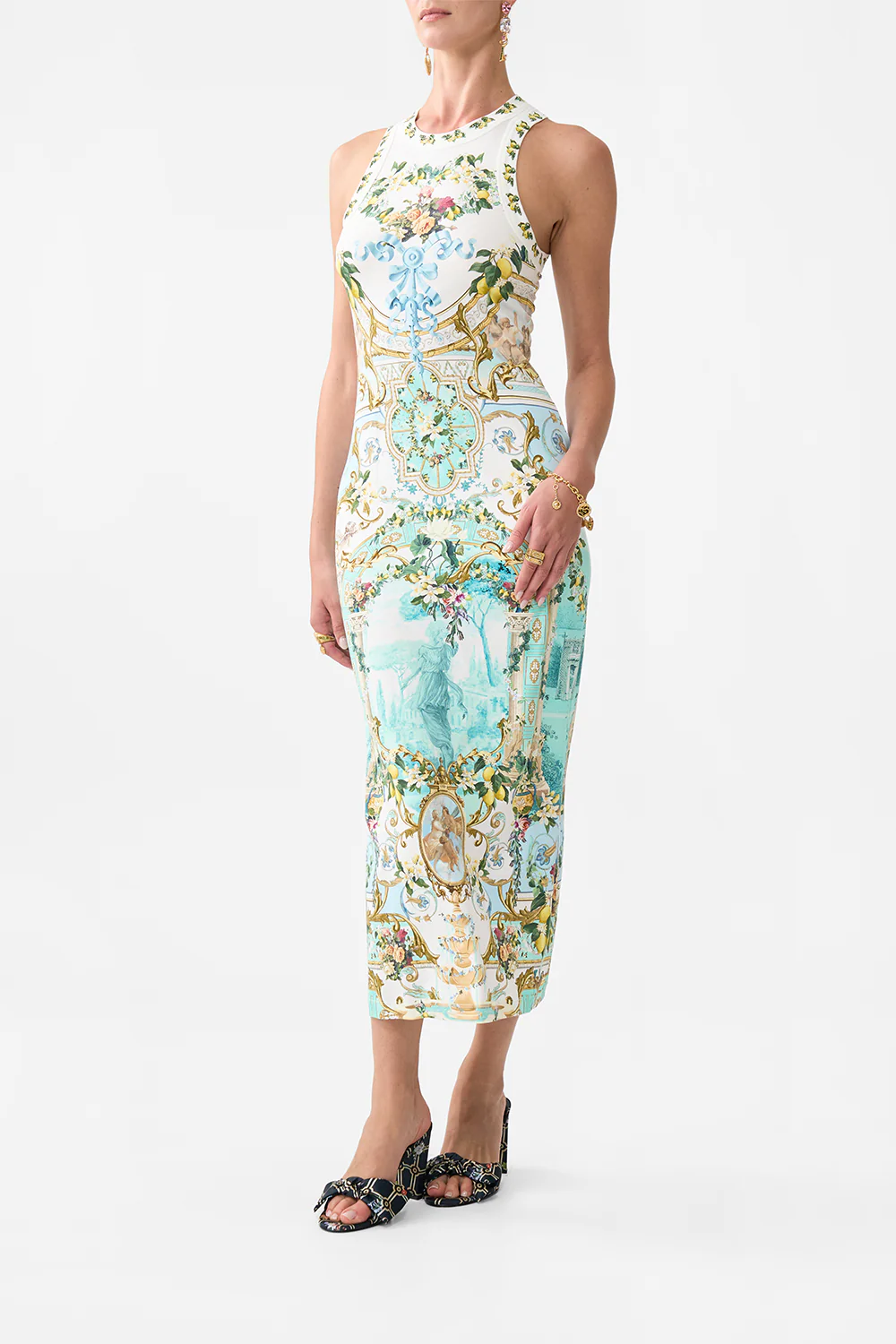 JERSEY TANK DRESS VENUS ON A VESPA - Image 4