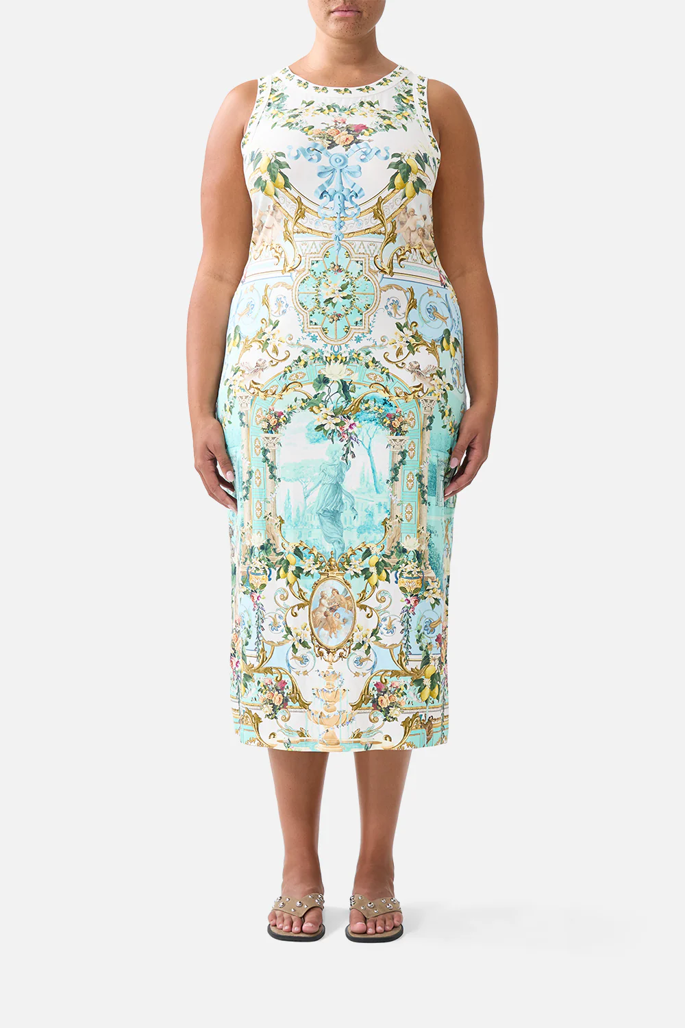 JERSEY TANK DRESS VENUS ON A VESPA - Image 9