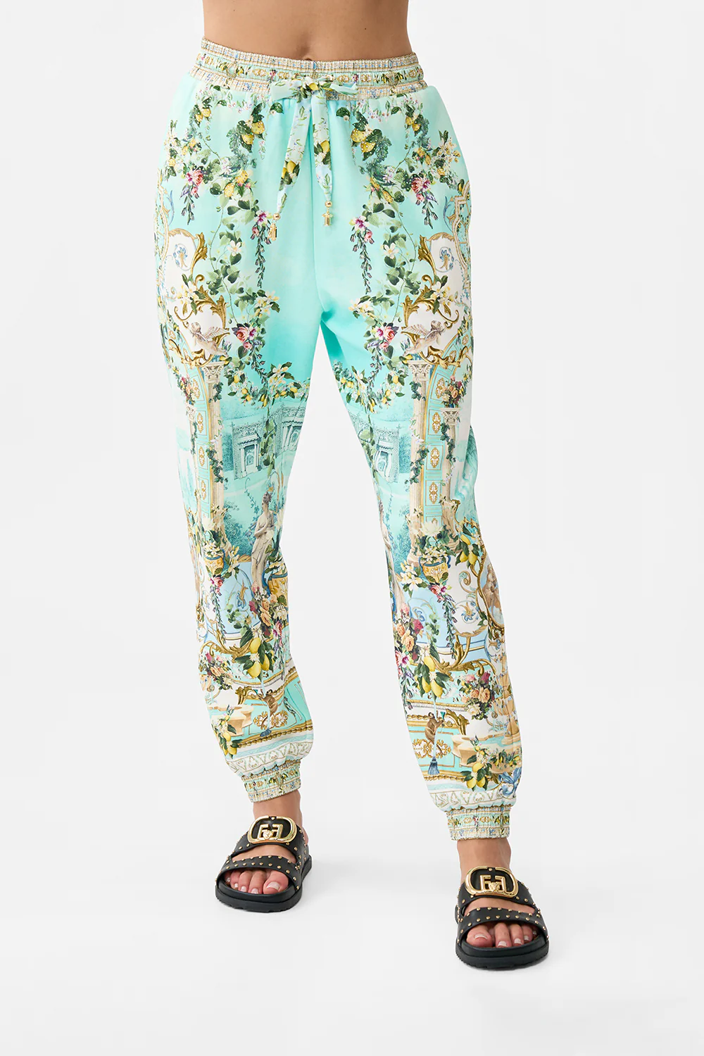 JERSEY TRACK PANT WITH SILK DETAILS VENUS ON A VESPA - Image 5