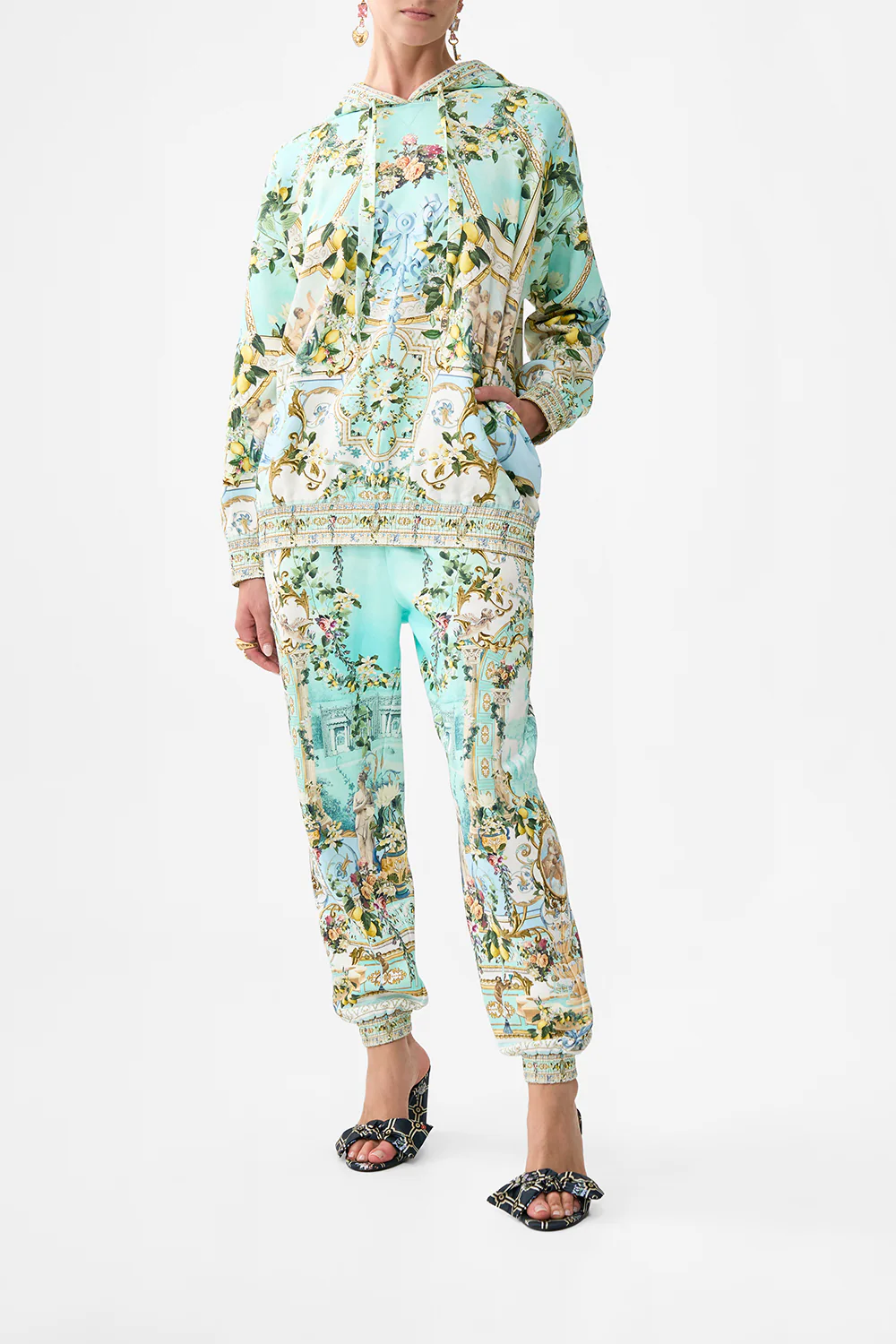 JERSEY TRACK PANT WITH SILK DETAILS VENUS ON A VESPA - Image 6