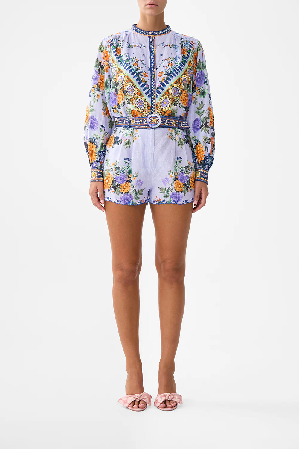 BLOUSON SLEEVE LONG LENGTH BLOUSE WITH YOKE LUSCIOUS IN LISBON - Image 7