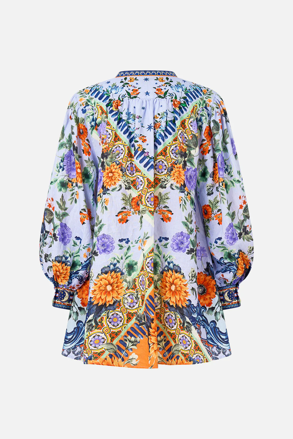 BLOUSON SLEEVE LONG LENGTH BLOUSE WITH YOKE LUSCIOUS IN LISBON - Image 8