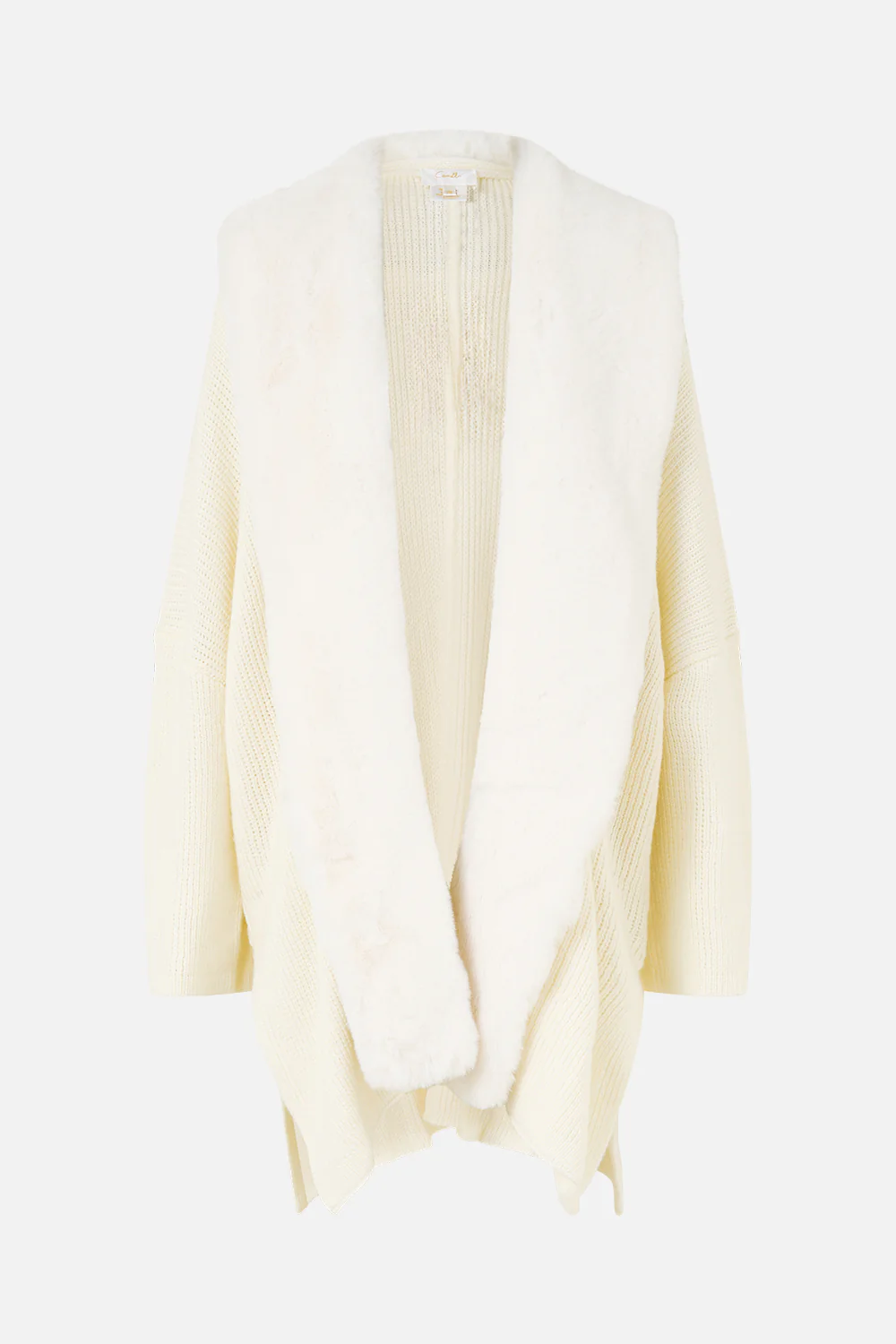KNIT RELAXED LAYER WITH FAUX FUR MARBLE HEAVEN - Image 3