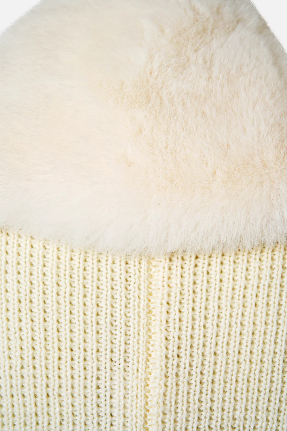 KNIT RELAXED LAYER WITH FAUX FUR MARBLE HEAVEN - Image 7