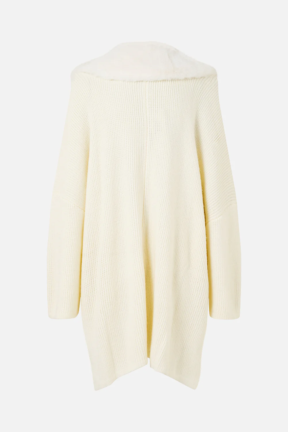KNIT RELAXED LAYER WITH FAUX FUR MARBLE HEAVEN - Image 8