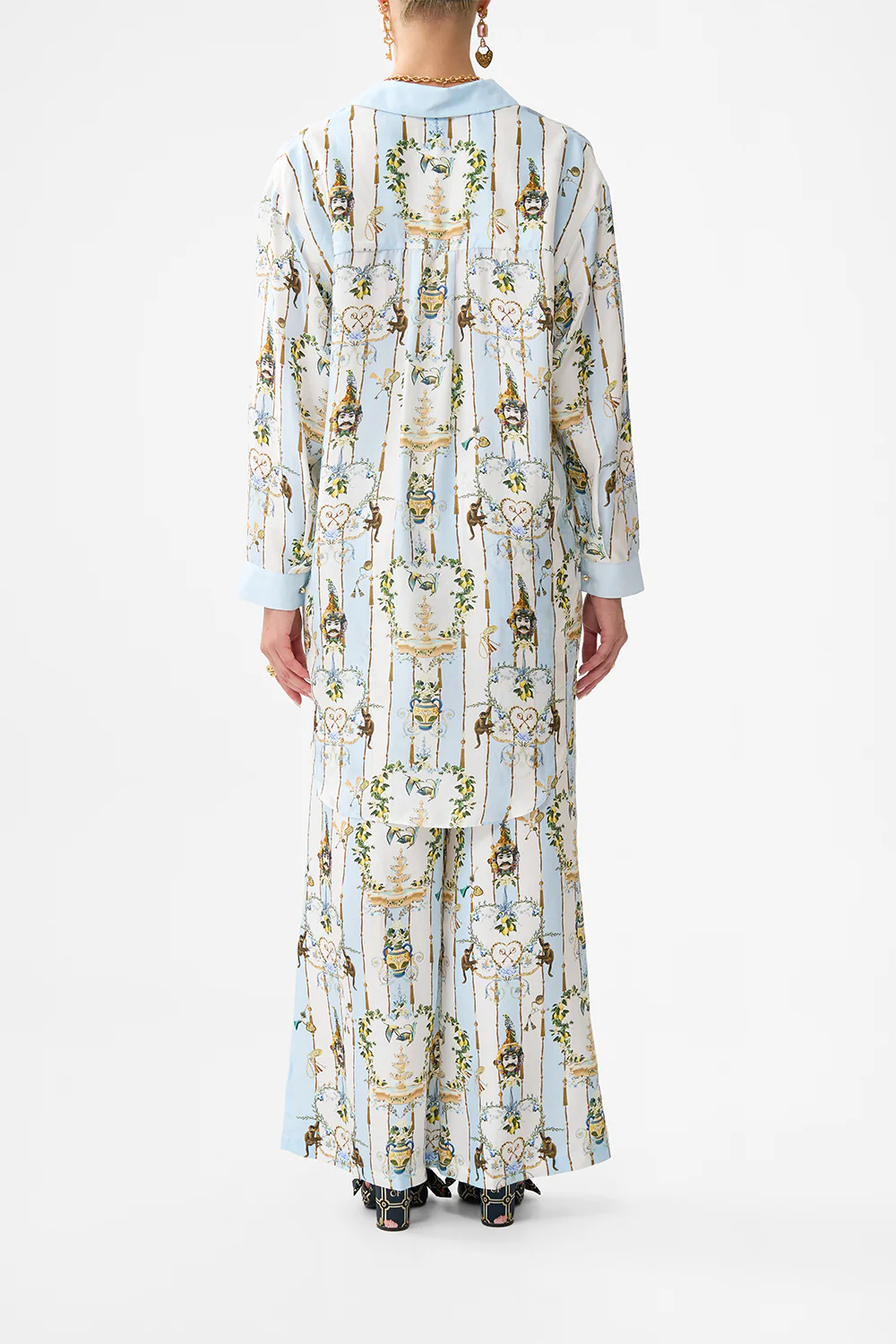 SHIRT TUNIC WITH SIDE BUTTONS VENUS ON A VESPA - Image 2