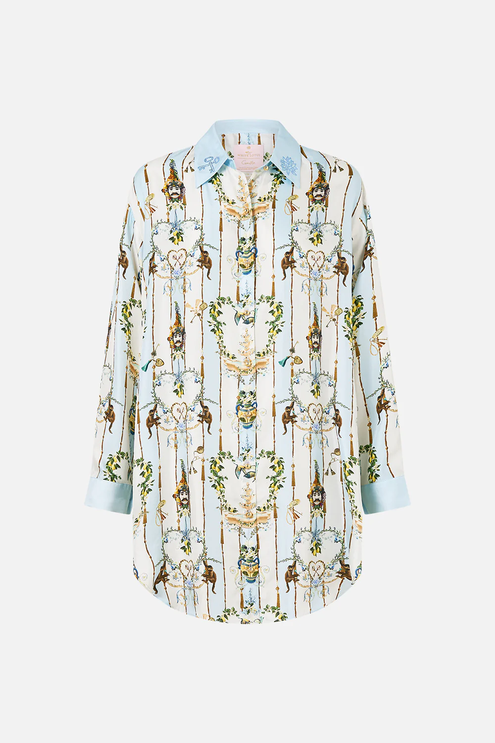 SHIRT TUNIC WITH SIDE BUTTONS VENUS ON A VESPA - Image 3