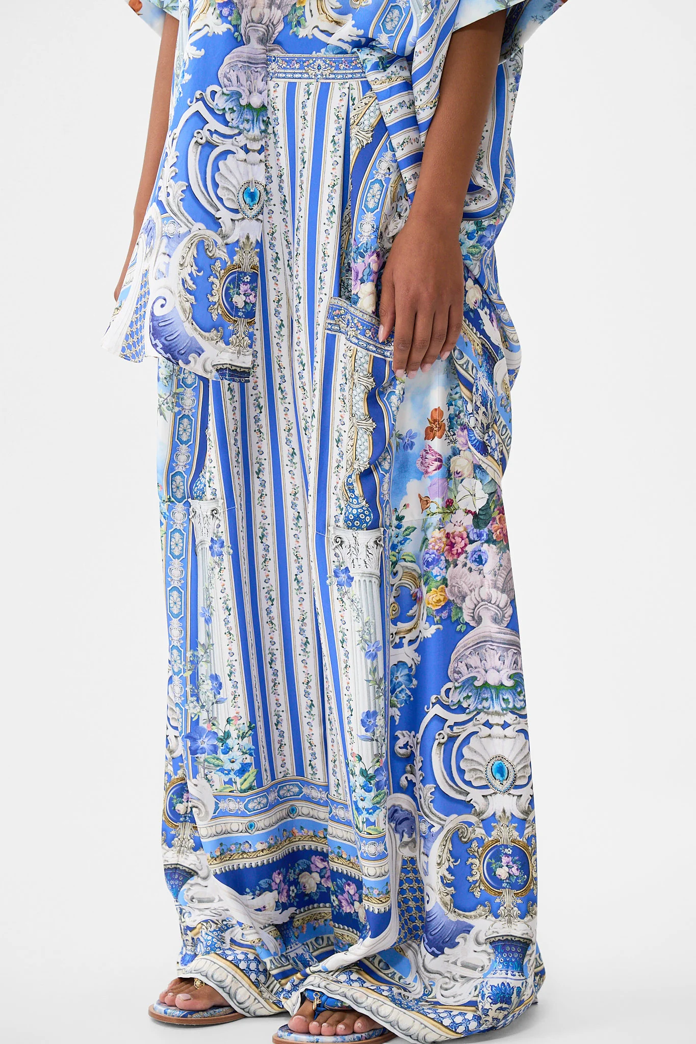 WIDE LEG TROUSER WITH FRONT POCKETS OTTOMAN OPULENCE - Image 5