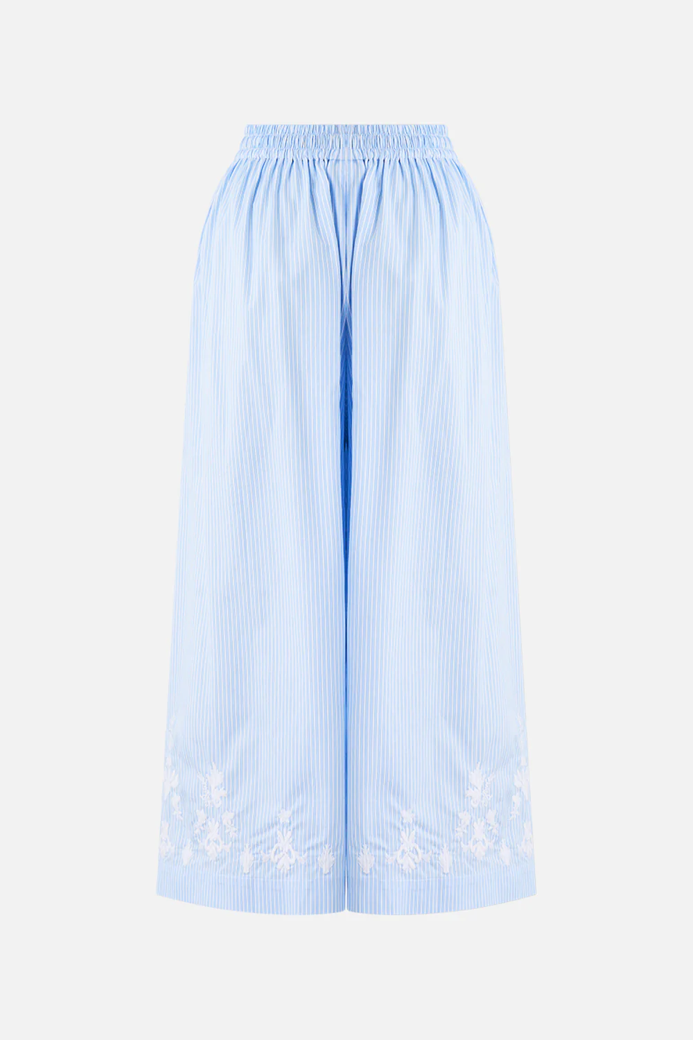 WIDE LEG ELASTIC WAIST PANT OTTOMAN OPULENCE - Image 6