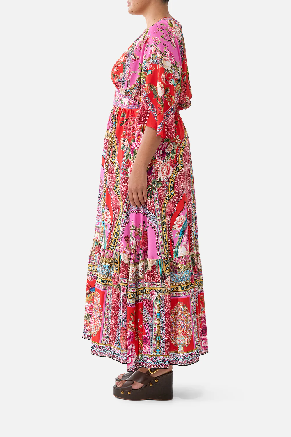 WAISTED DRESS WITH HEM RUFFLE HEIRLOOM EMPIRE - Image 11