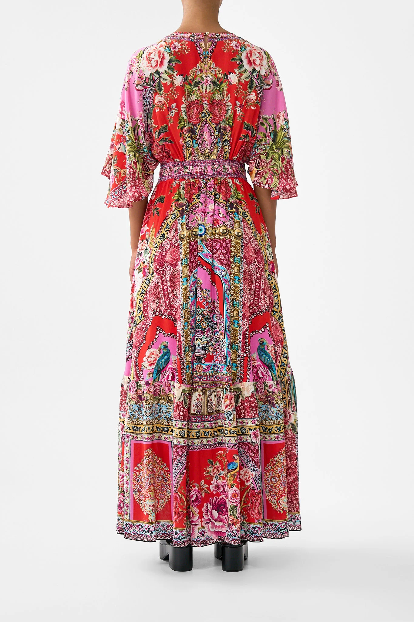 WAISTED DRESS WITH HEM RUFFLE HEIRLOOM EMPIRE - Image 2