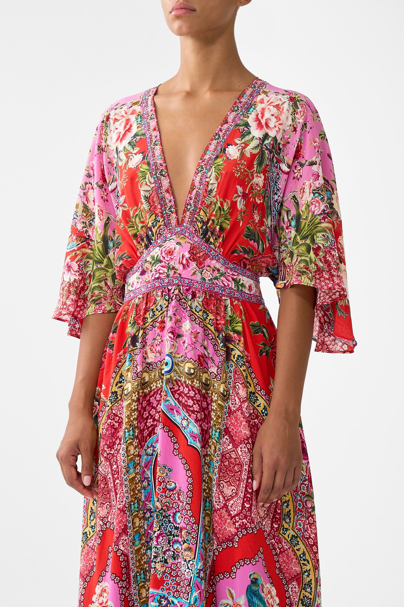 WAISTED DRESS WITH HEM RUFFLE HEIRLOOM EMPIRE - Image 5