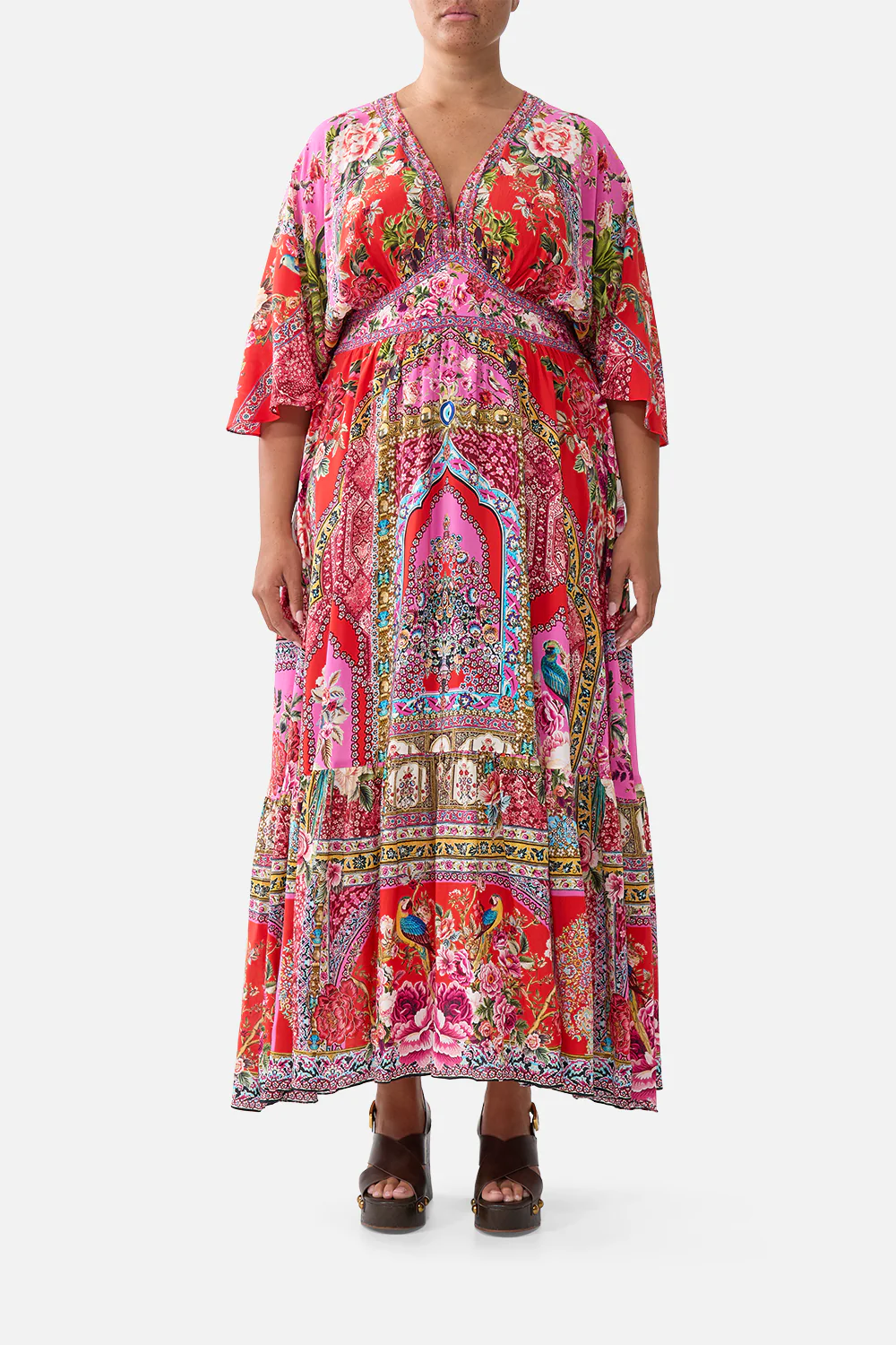 WAISTED DRESS WITH HEM RUFFLE HEIRLOOM EMPIRE - Image 9