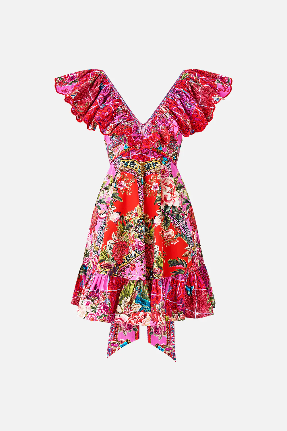 SHORT FRILL NECK DRESS HEIRLOOM EMPIRE - Image 3