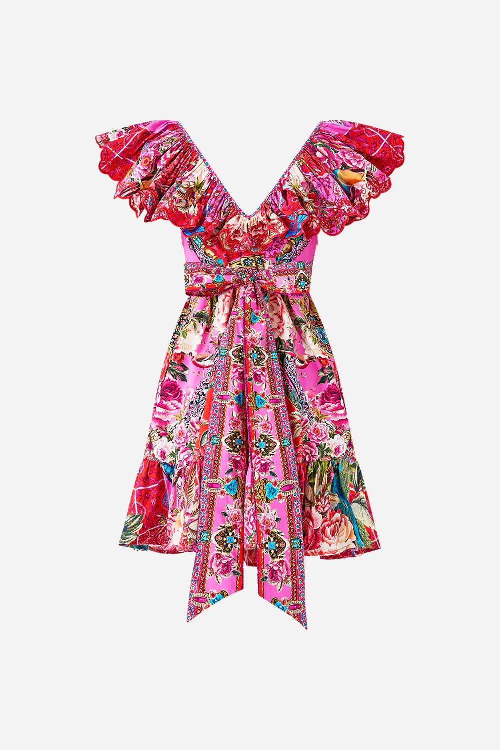 SHORT FRILL NECK DRESS HEIRLOOM EMPIRE - Image 7